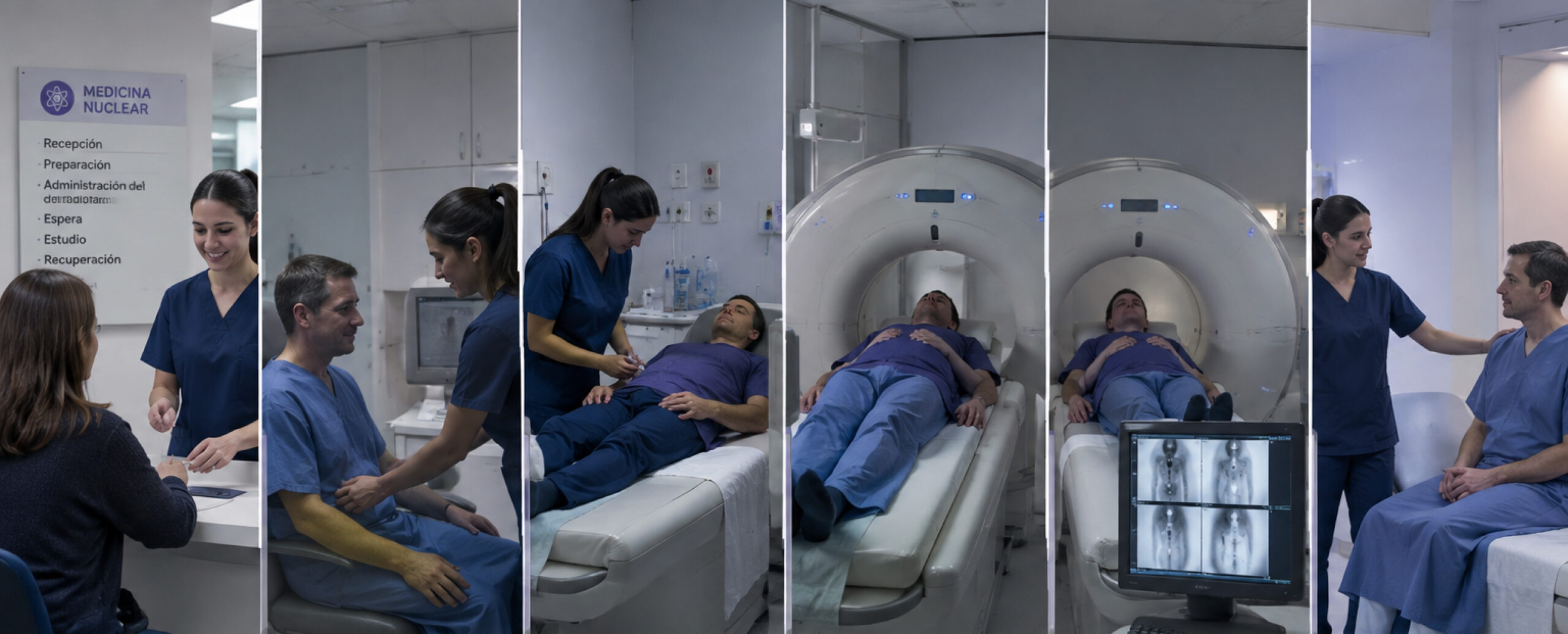 Recorrido del paciente en un estudio de Medicina Nuclear