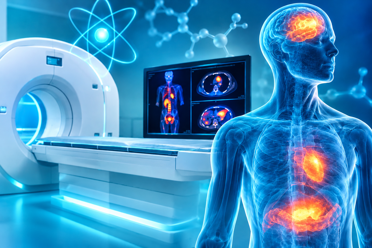 Equipo especializado en medicina nuclear e imagen molecular